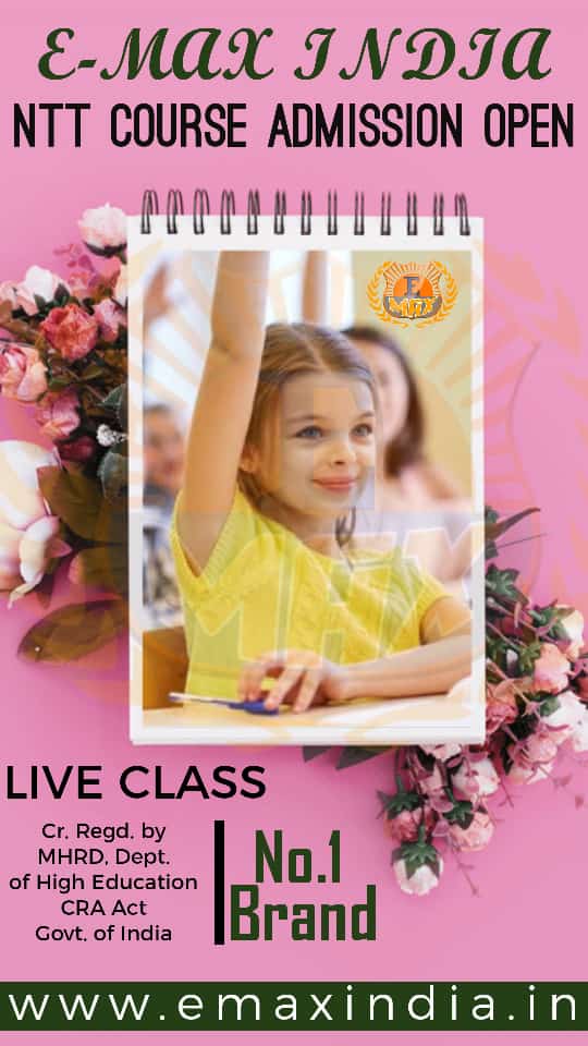 NTT Nursery Teacher Training Courses No.1 NTT Course  Franchise Center Affiliation for Institute Franchise