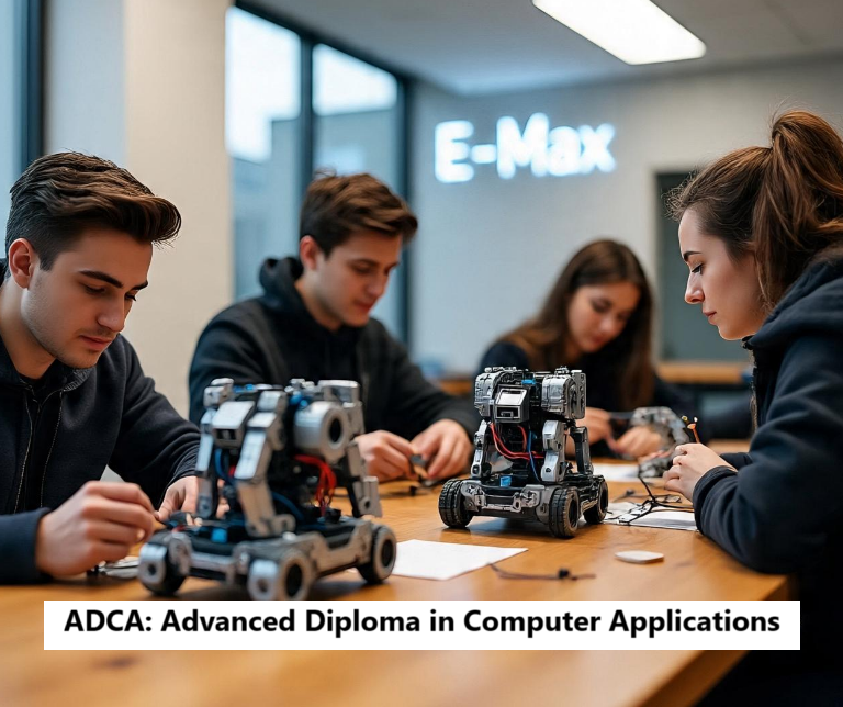 Online ADCA Course, Advanced Diploma in Computer Application :  ADCA is a type of academic program that teaches computer applications and related skills. It is typically a long-term course that can be completed in one Year adca course syllabus