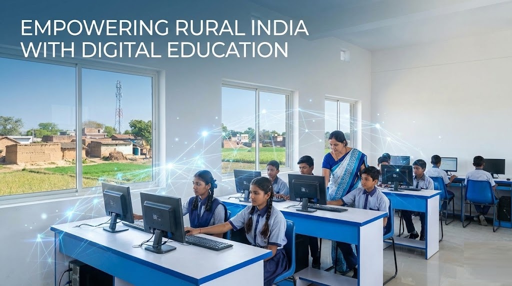 Free computer education franchise in village area